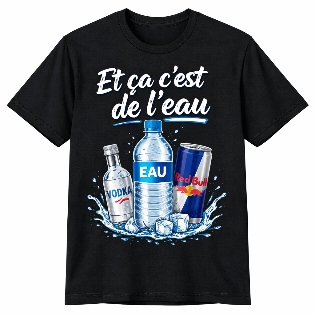 Tee shirt eau